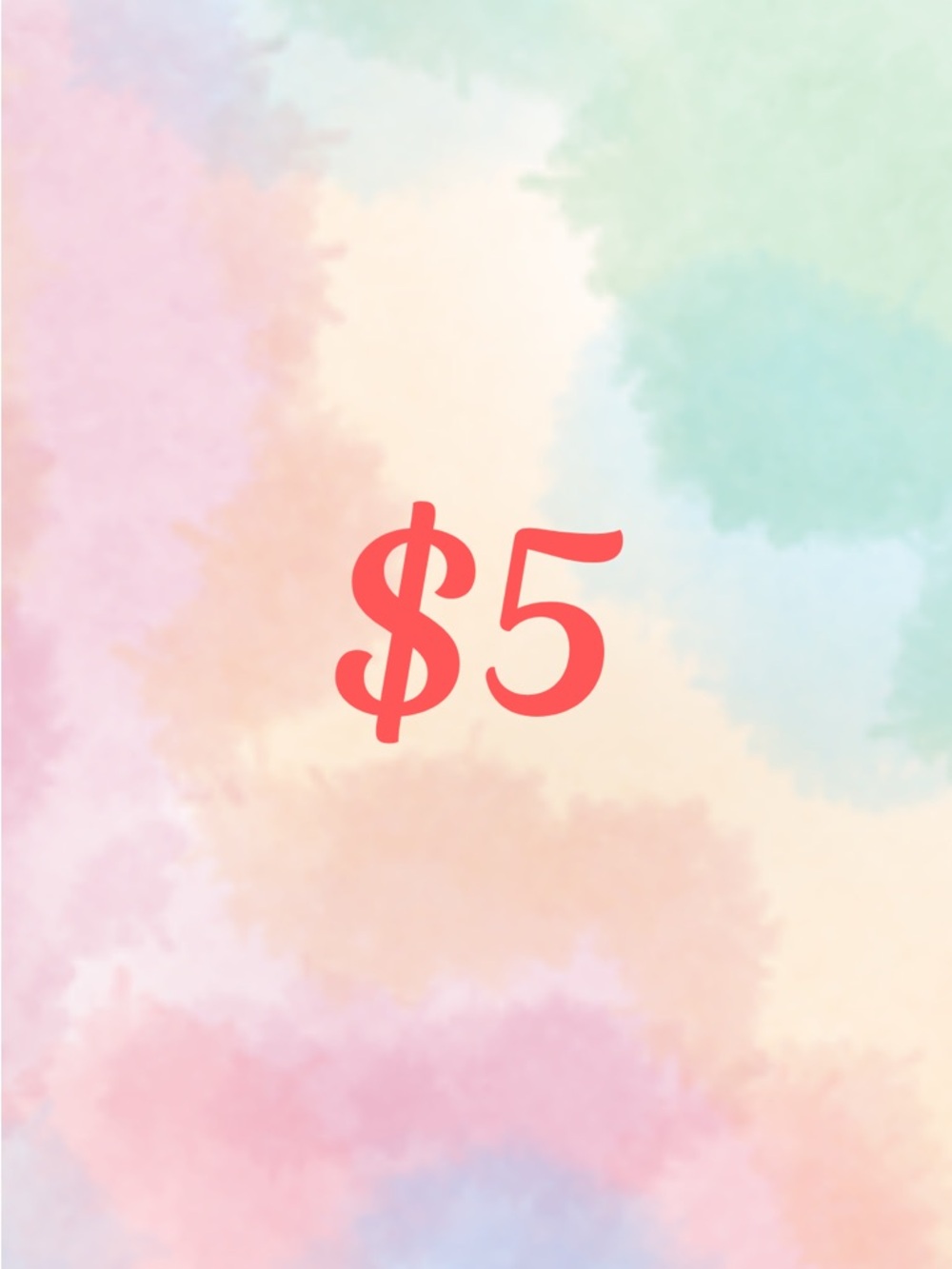 Pastel Watercolor Background Graphic - Pink and Mint